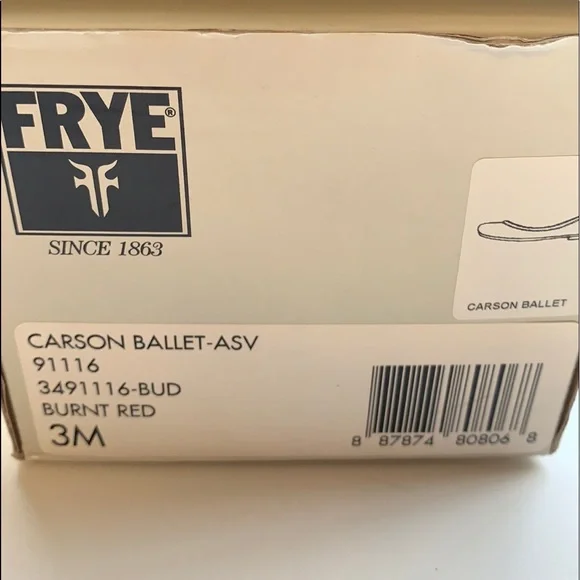 Frye big girls red flats - Picture 5 of 6